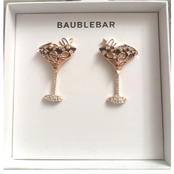 BaubleBar S'mores Martini Earrings - Picture 2 of 5